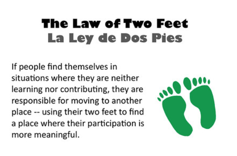 The law of two feet