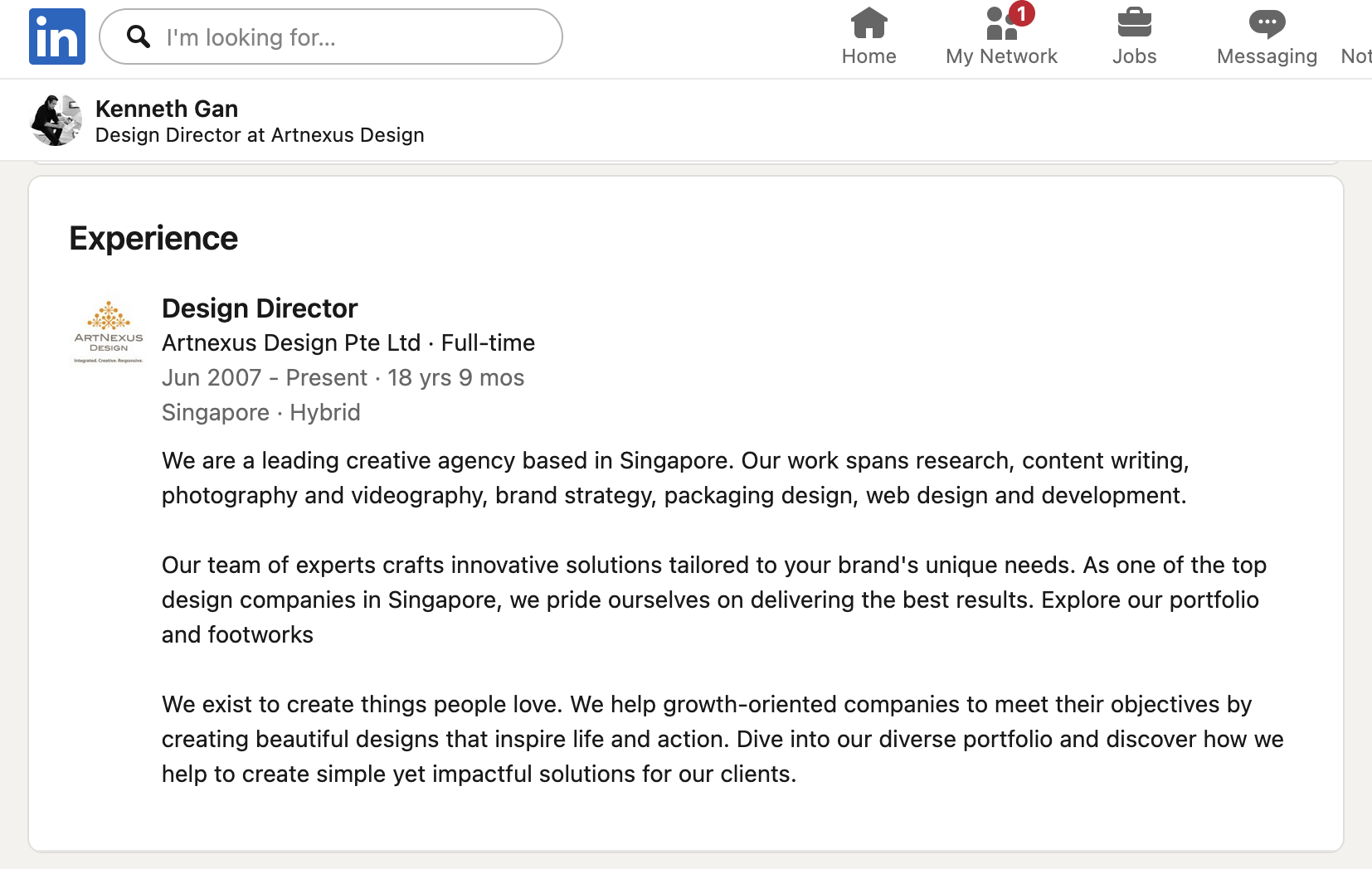 Kenneth, as Director at ArtNexus, has led it to greater and greater heights. 