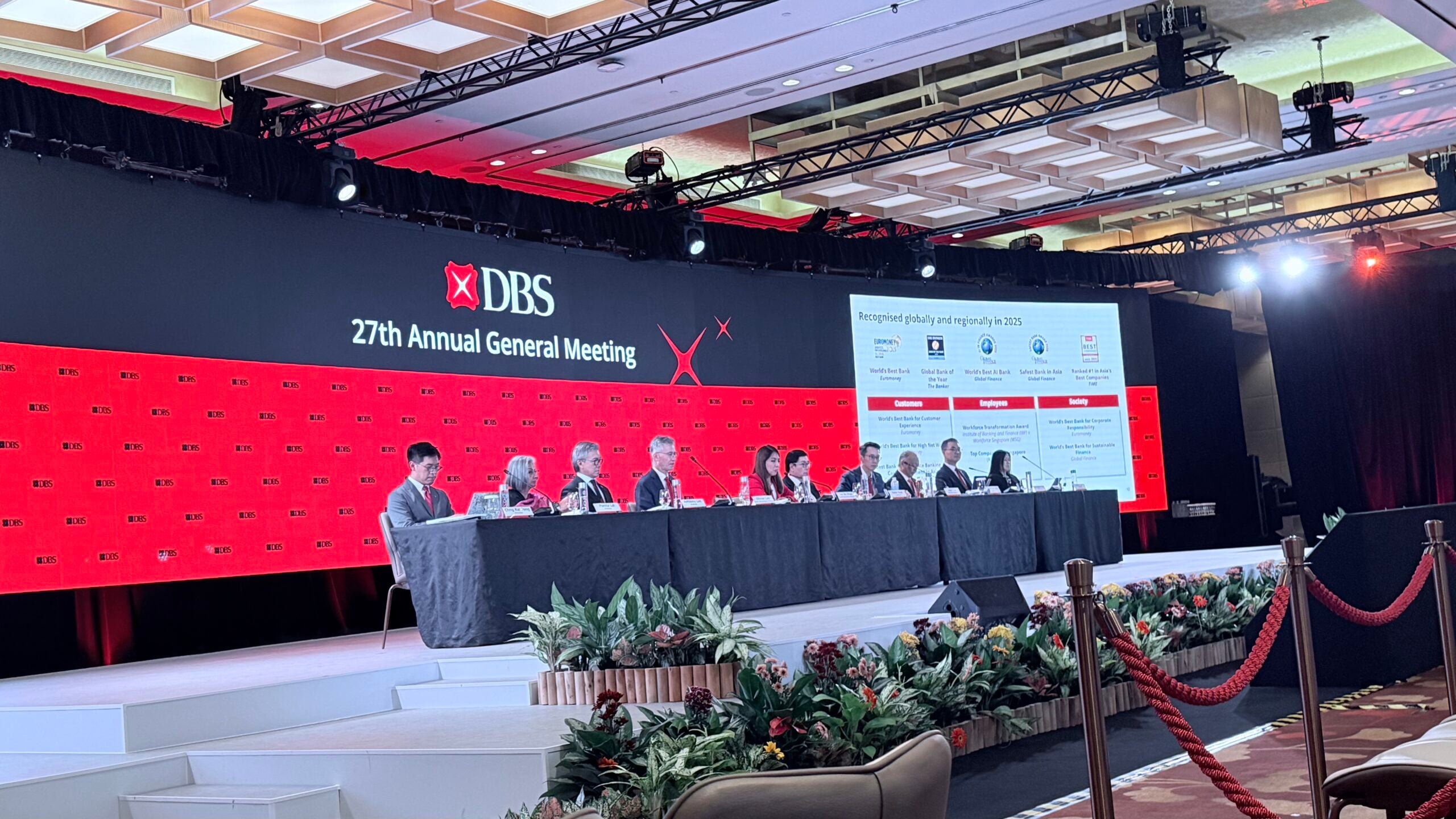 Su Shan leading her first AGM as CEO, and hitting it out out of the park 